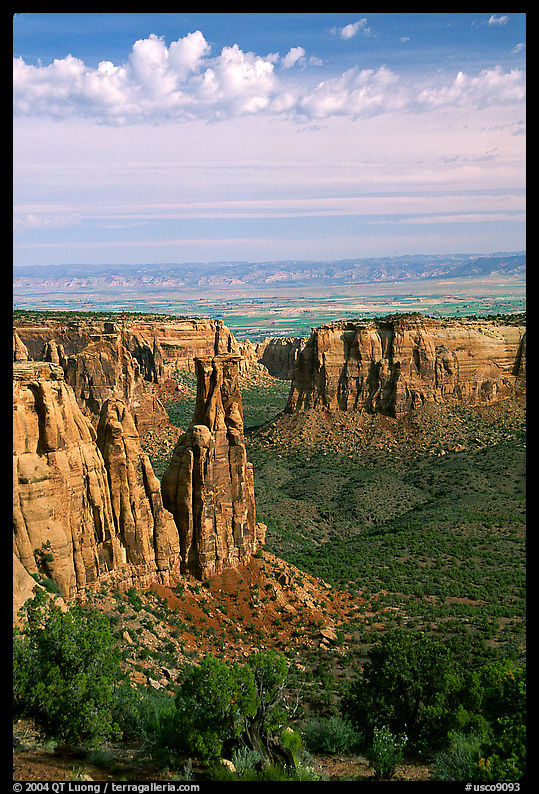 Mesas, Monument Canyon view. Colorado, USA