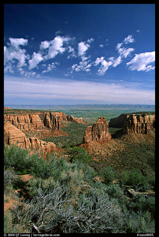 Mesas, Monument Canyon view. Colorado, USA
