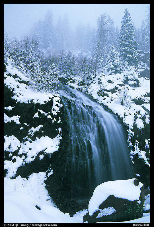 Waterfall near the Continental Divide. Colorado, USA