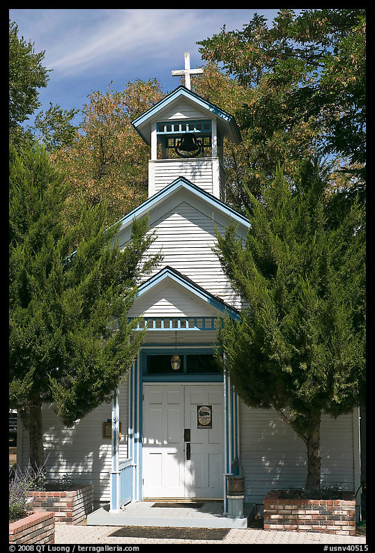 Church. Genoa, Nevada, USA