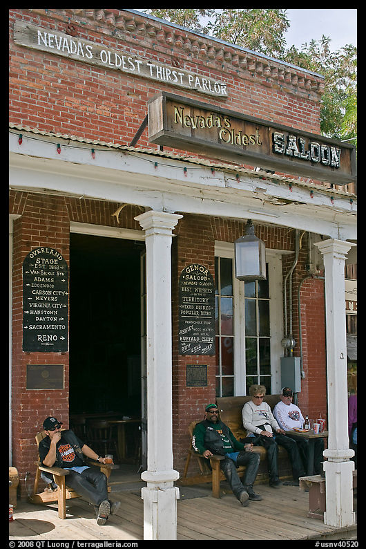 Nevada oldest saloon. Genoa, Nevada, USA