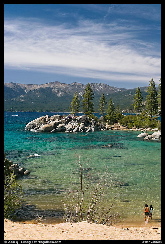 Sandy Cove, Lake Tahoe-Nevada State Park, Nevada. USA