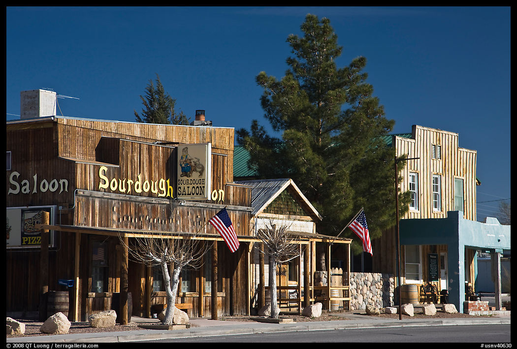 Saloon on main street, Beatty. Nevada, USA