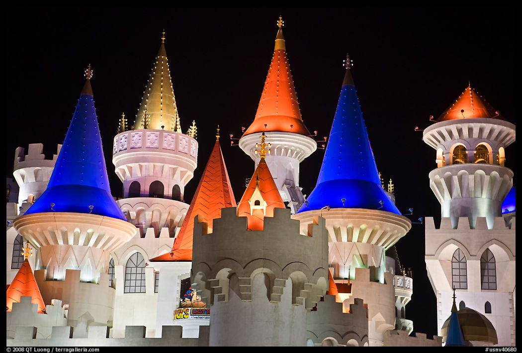 Castle-like Excalibur. Las Vegas, Nevada, USA