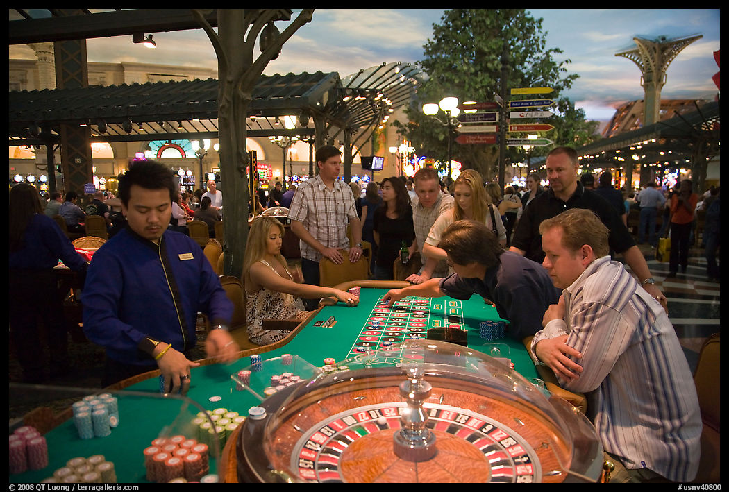 Roulette casino game. Las Vegas, Nevada, USA