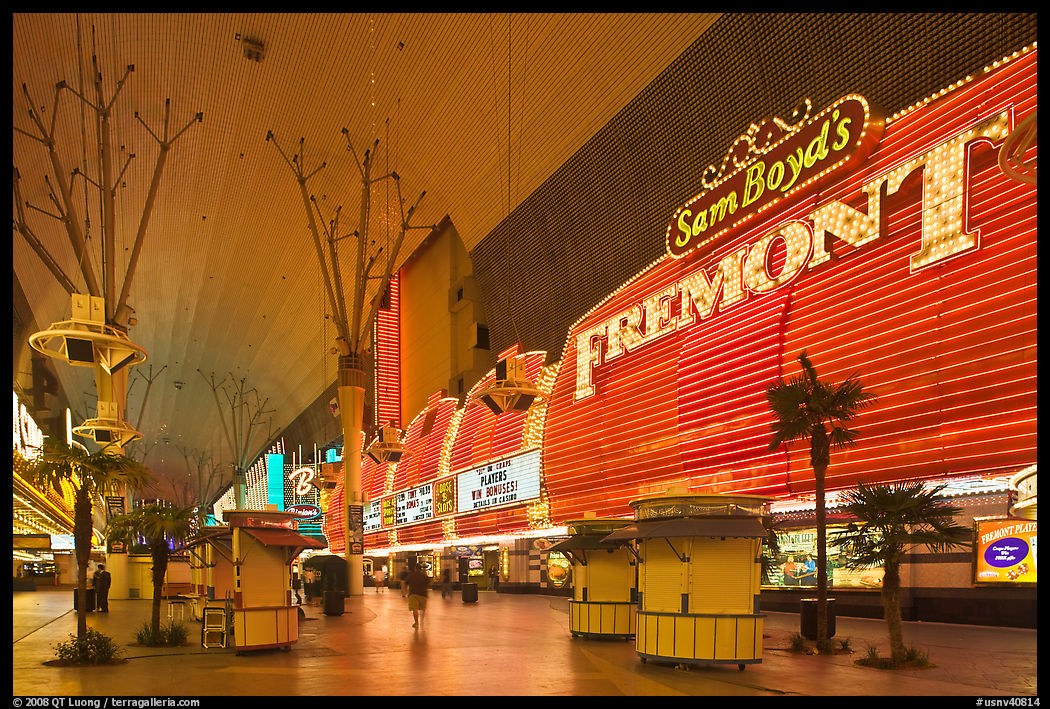 Fremont Casino, Fremont Street. Las Vegas, Nevada, USA