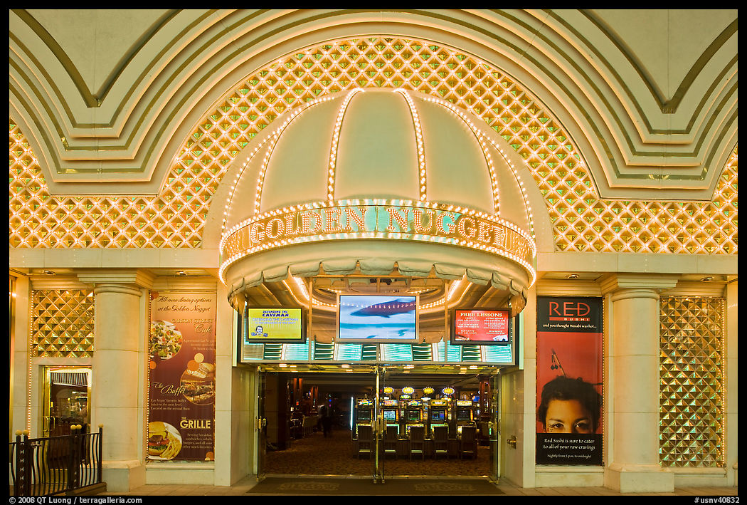 Golden Nugget Casino, Freemont Street, downtown. Las Vegas, Nevada, USA