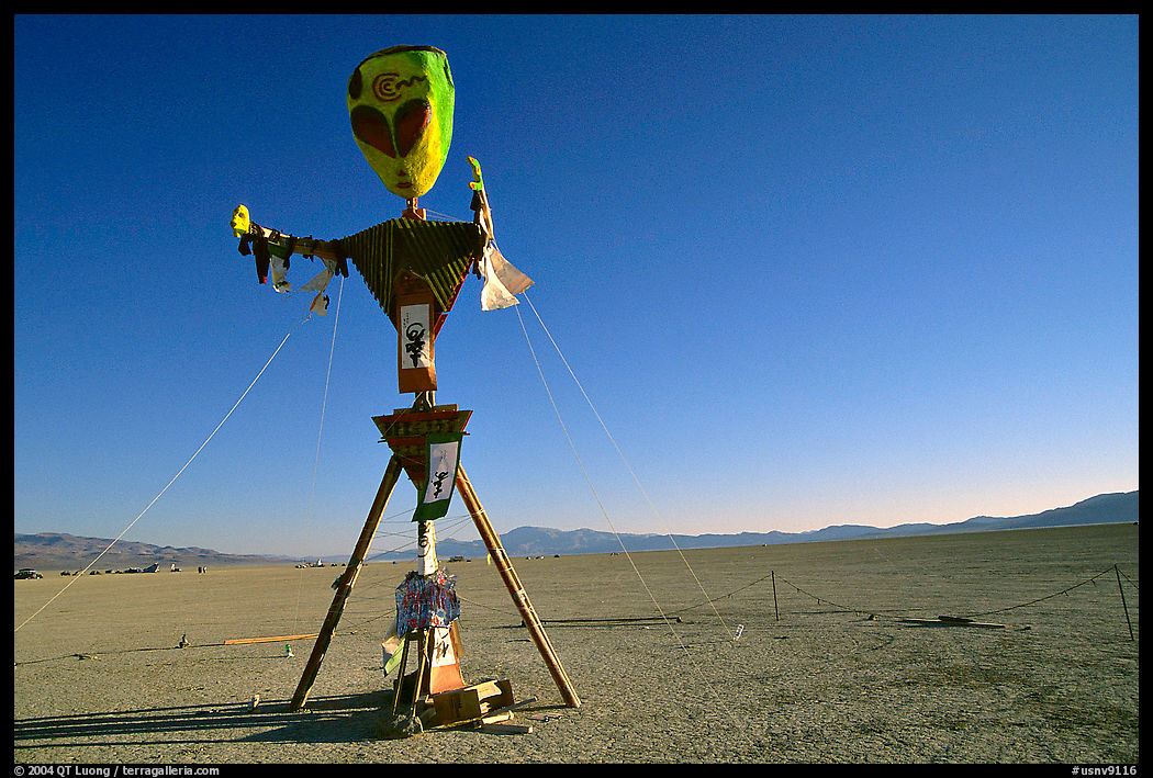 Whimsy sculpture. Black Rock Desert, Nevada, USA
