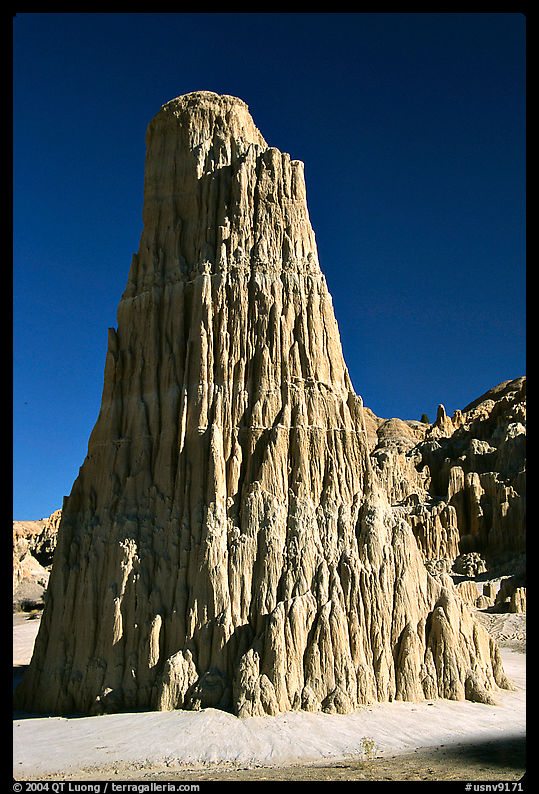 Cathedral-like spire, Cathedral Gorge State Park. Nevada, USA
