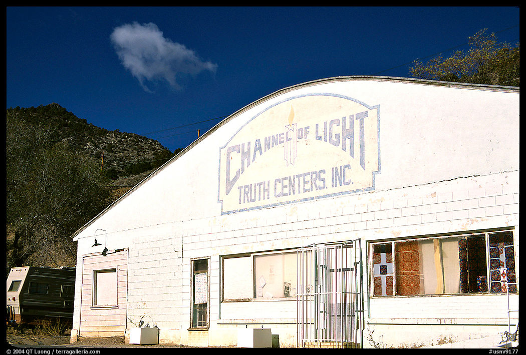 Truth centers, Pioche. Nevada, USA