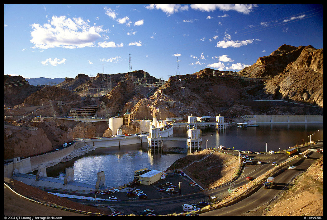 Hoover Dam reservoir. Nevada, USA