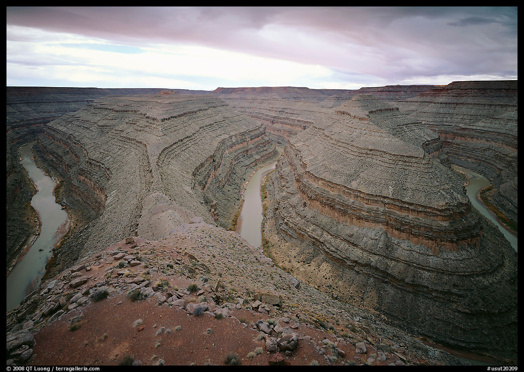 Goosenecks of the San Juan River. Utah, USA