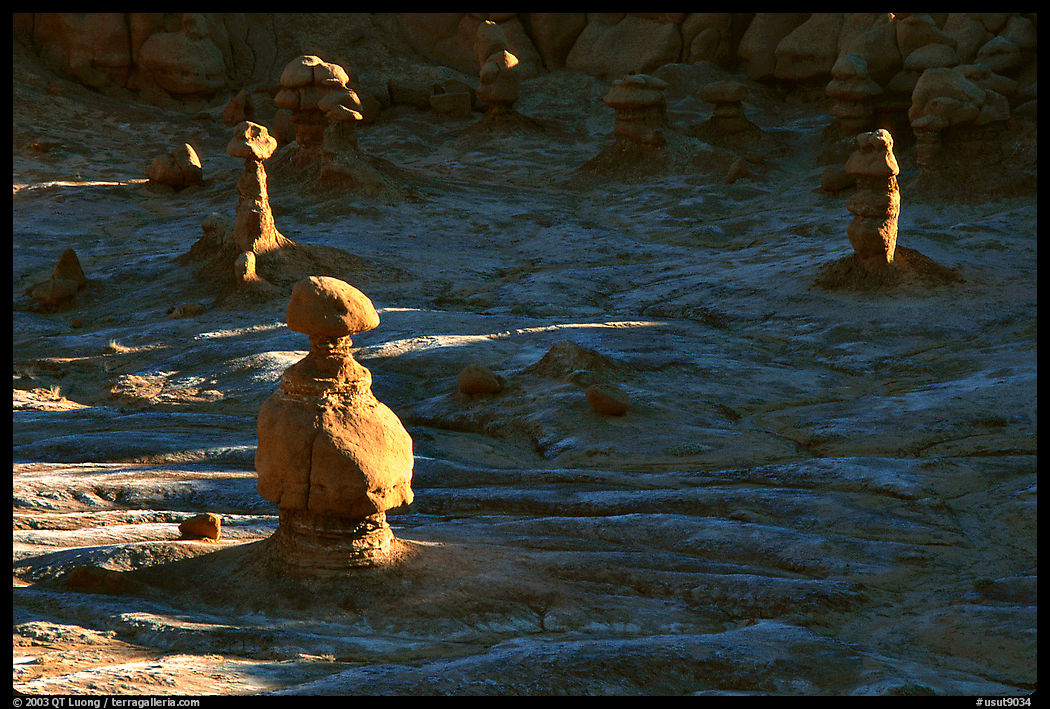 Goblins, early morning, Goblin Valley State Park. Utah, USA