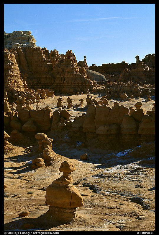 Goblins, early morning, Goblin Valley State Park. Utah, USA