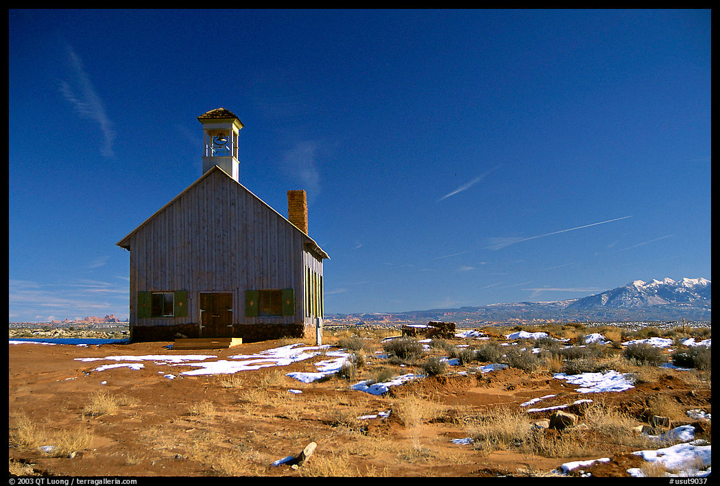 Church near Moab. Utah, USA