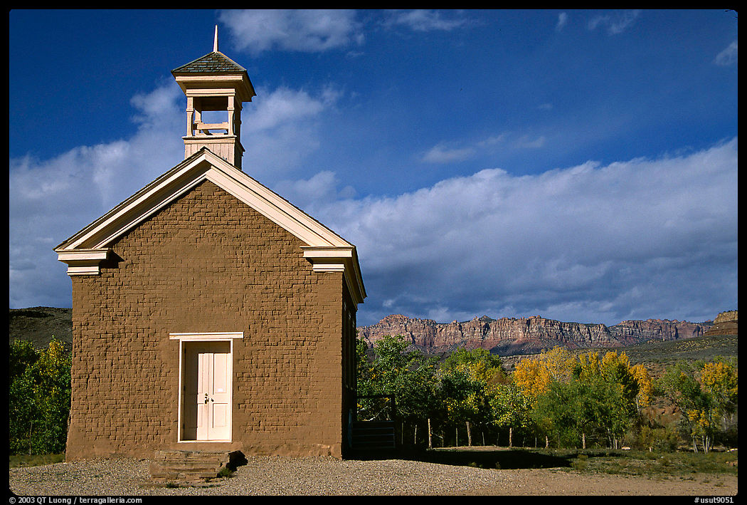 Church of Grafton. Utah, USA