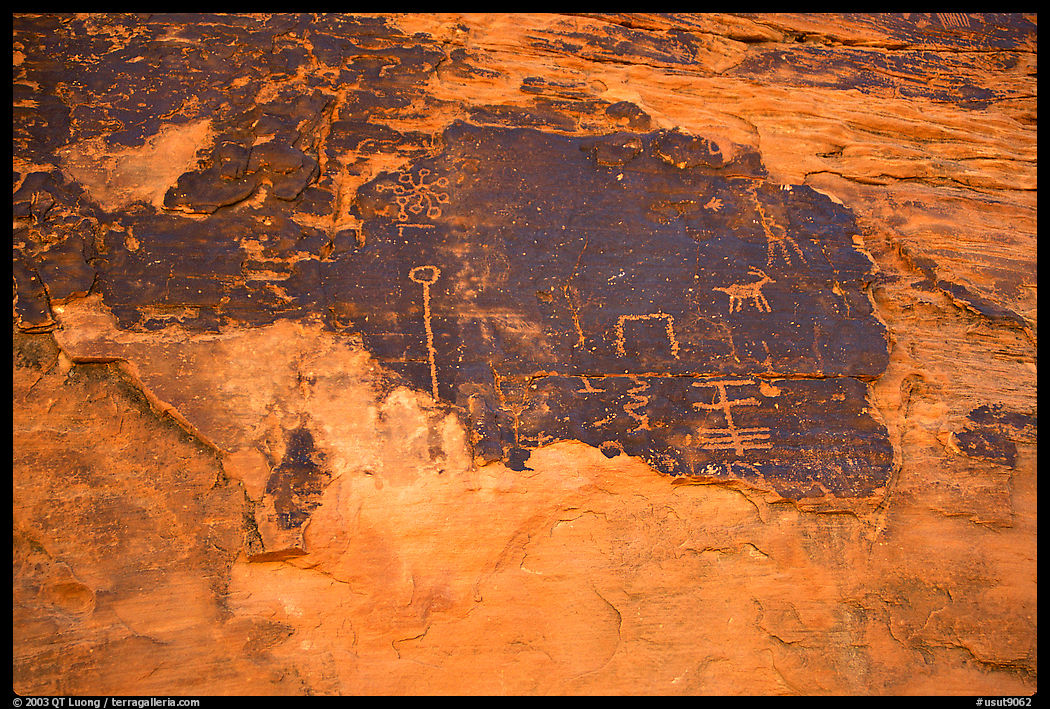 Petroglyphs. Utah, USA