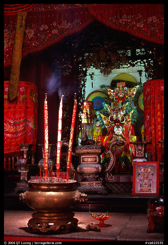 Altar. Ho Chi Minh City, Vietnam