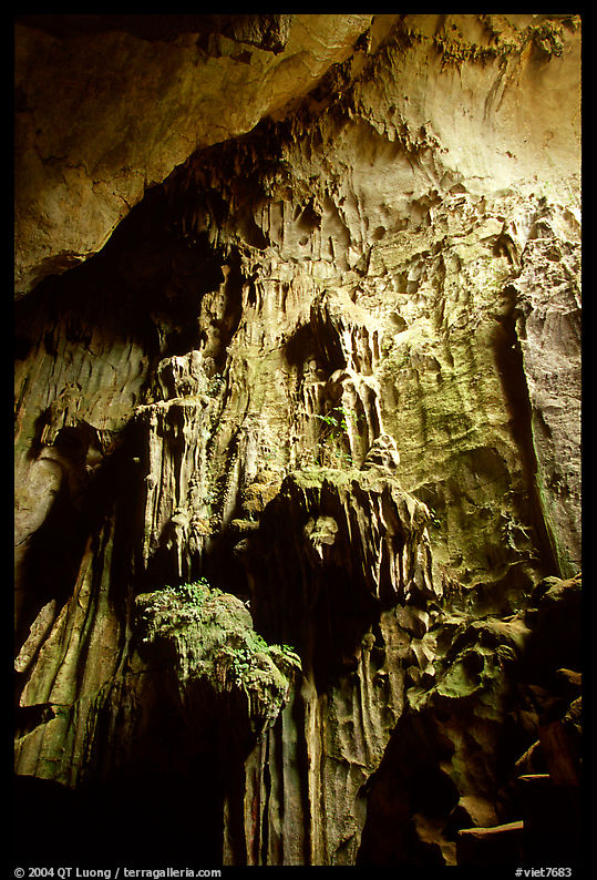 Cave formations, Tam Thanh Cave. Lang Son, Northest Vietnam