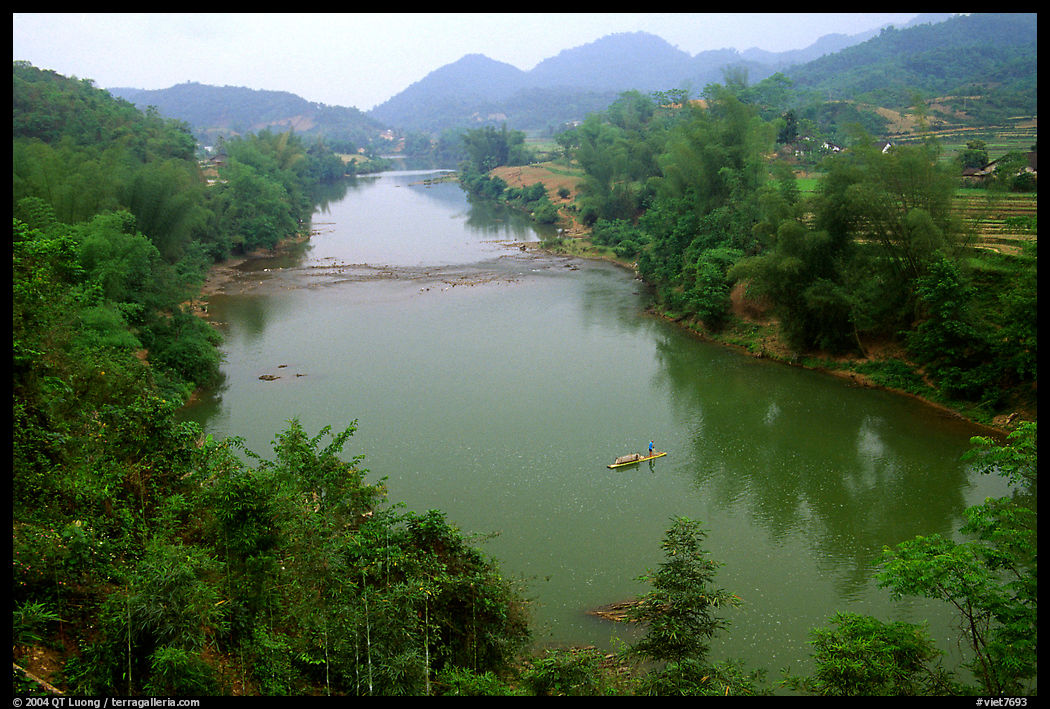 Ky Cung River Valley. Northest Vietnam