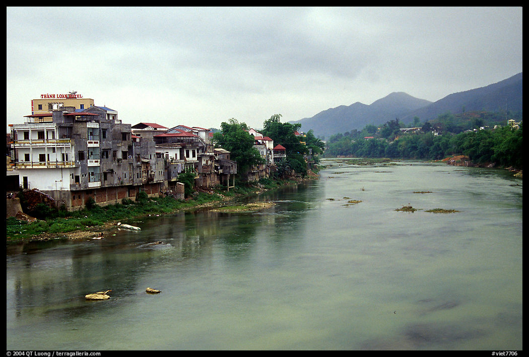 Bang Gian River in Cao Bang. Northeast Vietnam