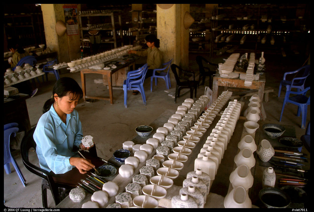 Ceramics factory, Bat Trang. Vietnam