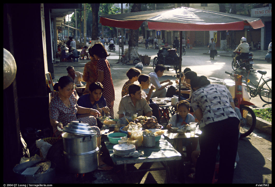 Street restaurant. Ho Chi Minh City, Vietnam