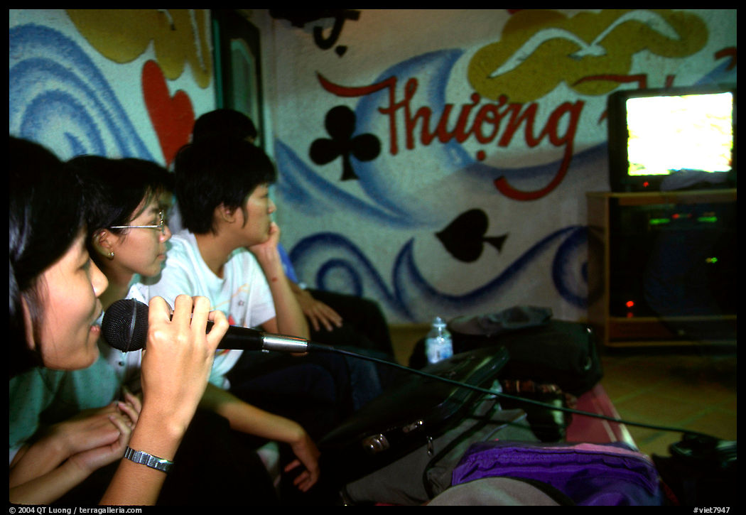 Karaoke session. Ho Chi Minh City, Vietnam