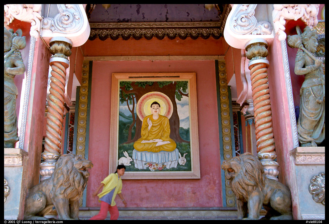 Tay Anh pagoda. Chau Doc, Vietnam