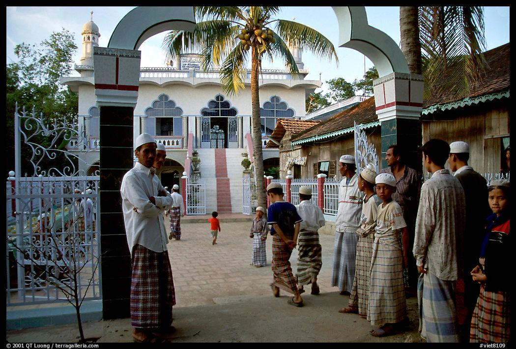 Mosque in Cham minority village. Chau Doc, Vietnam