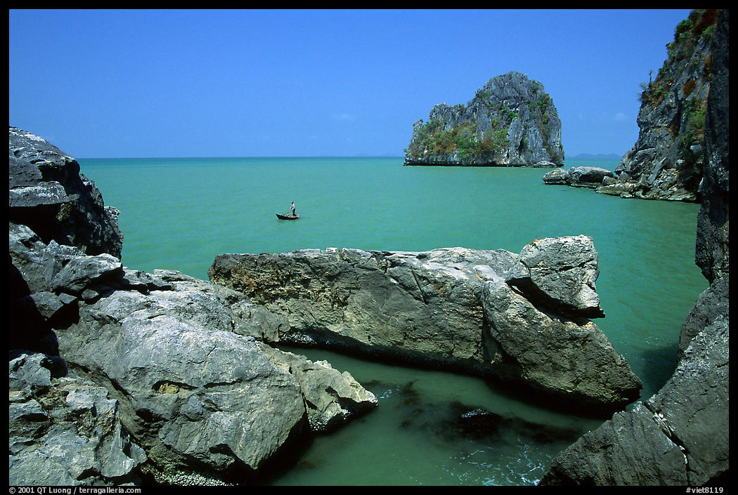 Limestone towers. Hong Chong Peninsula, Vietnam