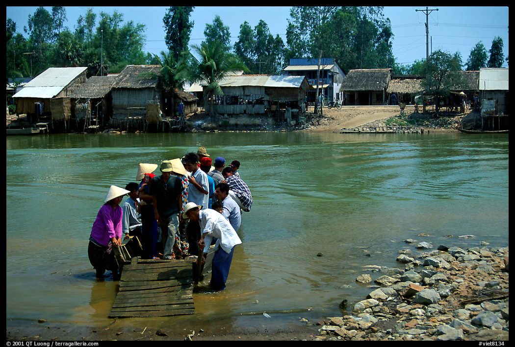 A local ferry near Rach Gia. Mekong Delta region, Vietnam
