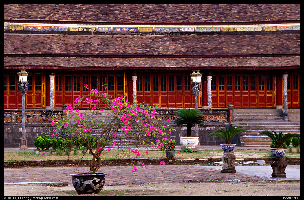 Pavilion,  citadel. Hue, Vietnam