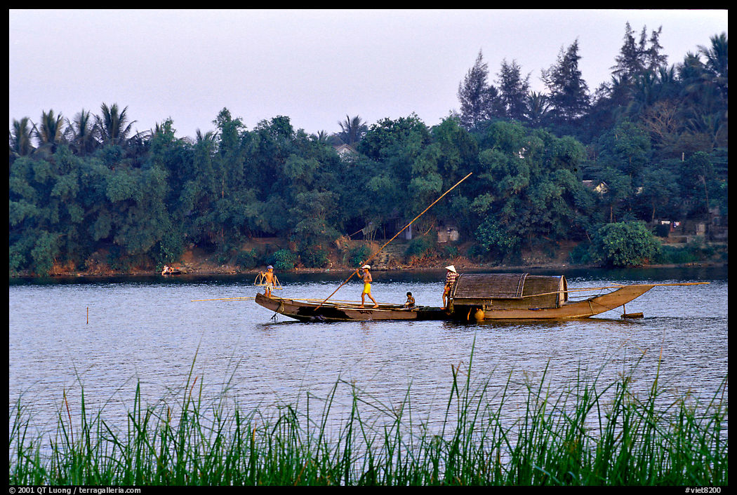 On the Perfume river. Hue, Vietnam