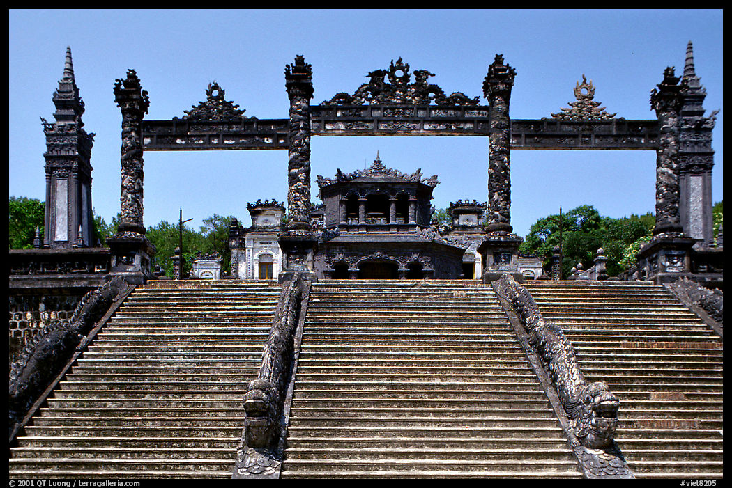 Khai Dinh mausoleum. Hue, Vietnam