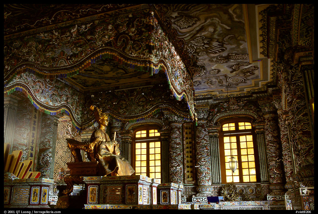 Khai Dinh tomb. Hue, Vietnam