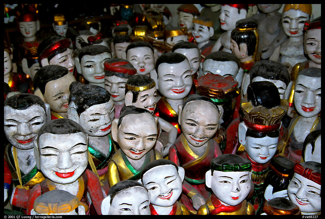 Water puppets. Hanoi, Vietnam