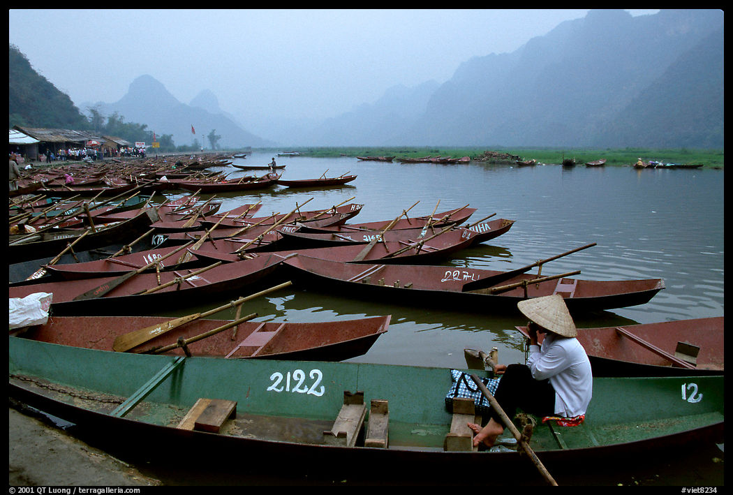 At the start of the journey. Perfume Pagoda near Hanoi, Vietnam