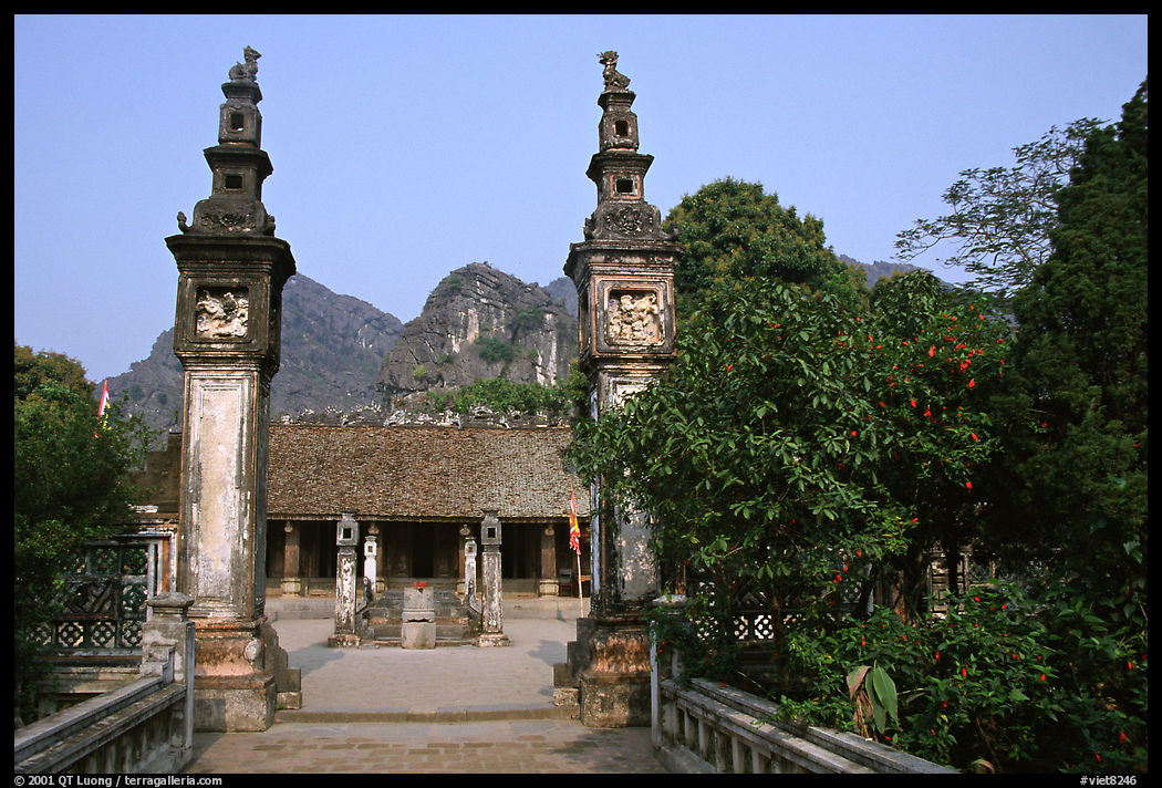Hoa Lu, medieval site of the early kingdom of Vietnam. near Ninh Binh,  Vietnam