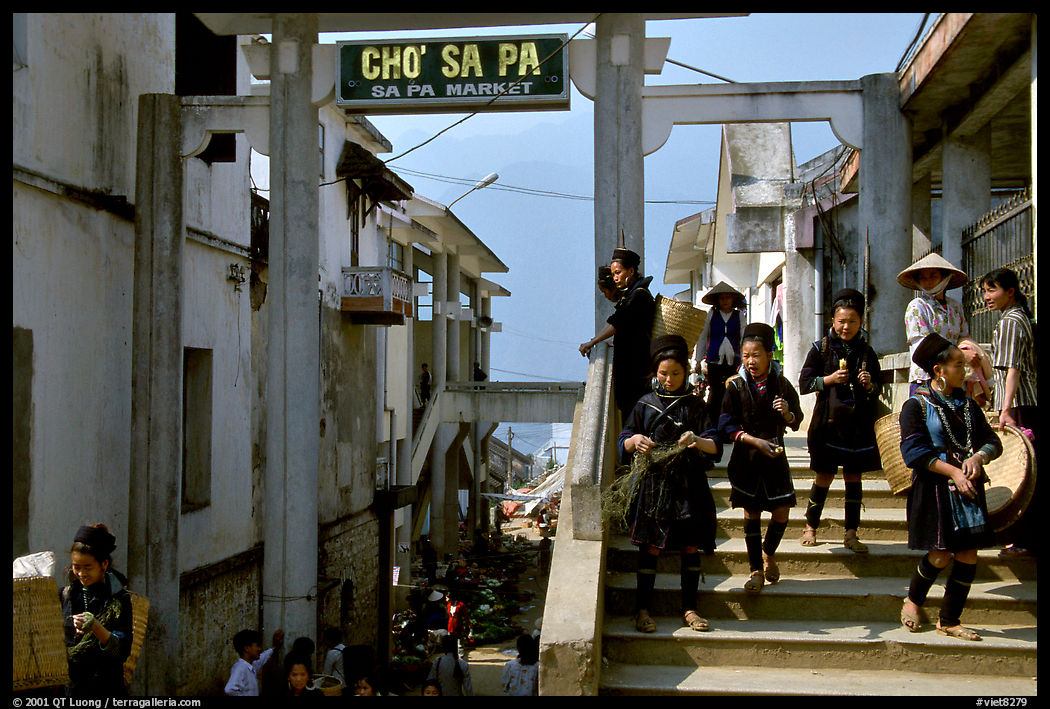 The saturday market. Sapa, Vietnam