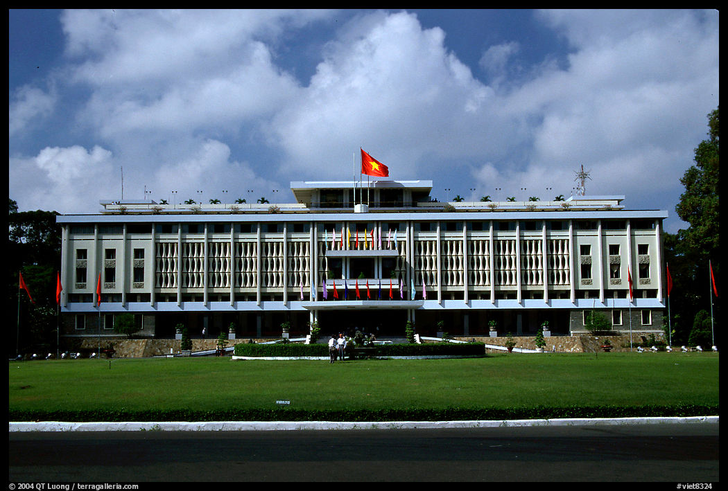 Reunification Palace, the former presidential palace of South Vietnam. Ho Chi Minh City, Vietnam