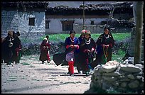 Group of villagers,  Zanskar, Jammu and Kashmir. India