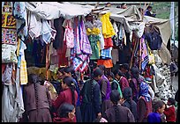 Market, Keylong, Himachal Pradesh. India ( color)