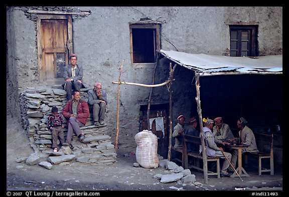 House and eatery, Himachal Pradesh. India