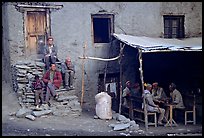 House and eatery, Himachal Pradesh. India (color)