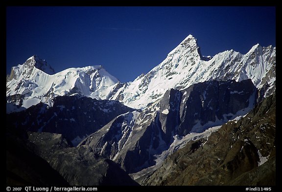 Snowy peaks, Himachal Pradesh. India