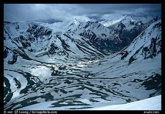 Shingo La Pass, Zanskar, Jammu and Kashmir. India (color)