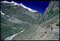 Valley and road between Kargil and Padum, Ladakh, Jammu and Kashmir. India ( color)