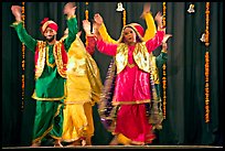 Performances at Dances of India. New Delhi, India ( color)