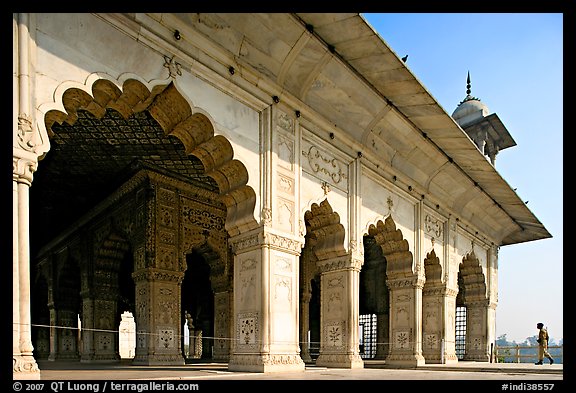 Hammans (baths), Red Fort. New Delhi, India (color)